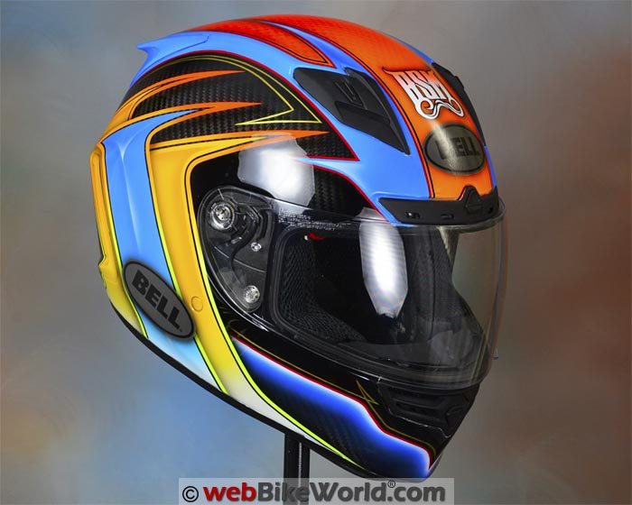 Bell Star Custom Fit Helmet in Carbon Fiber With Custom Paint Job