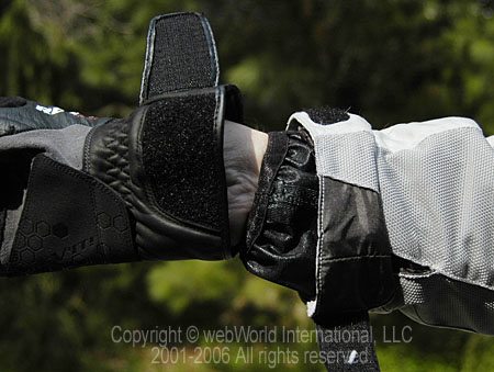 REV'IT! jackets have a waterproof liner with elastic cuff