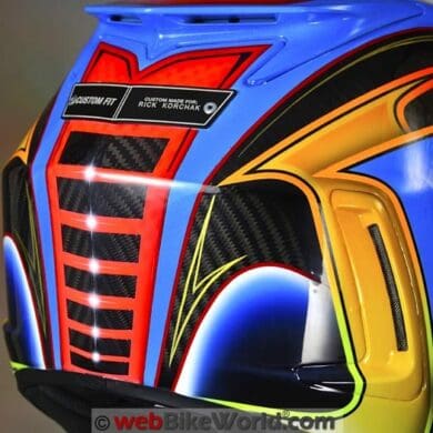 Custom Painted Motorcycle Helmet - webBikeWorld