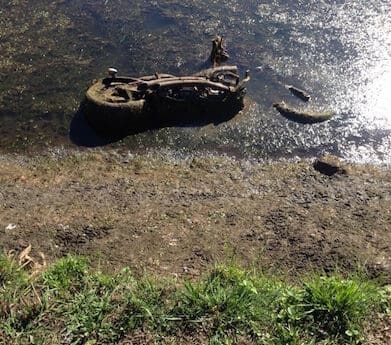 McLeods Harley-Davidson Rocker found in golf dam