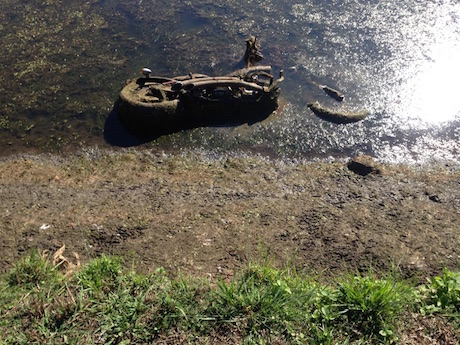 McLeods Harley-Davidson Rocker found in golf dam