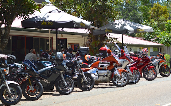 How to park your motorcycle