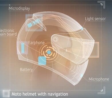 Russian Livemap smart helmet developers