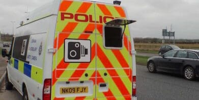 UK mobile speed camera