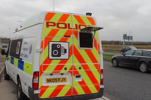 UK mobile speed camera