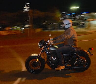 Night rider Black dog ride