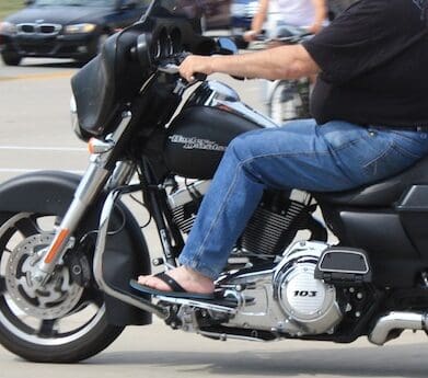thongs riding gear HOG rally peeves