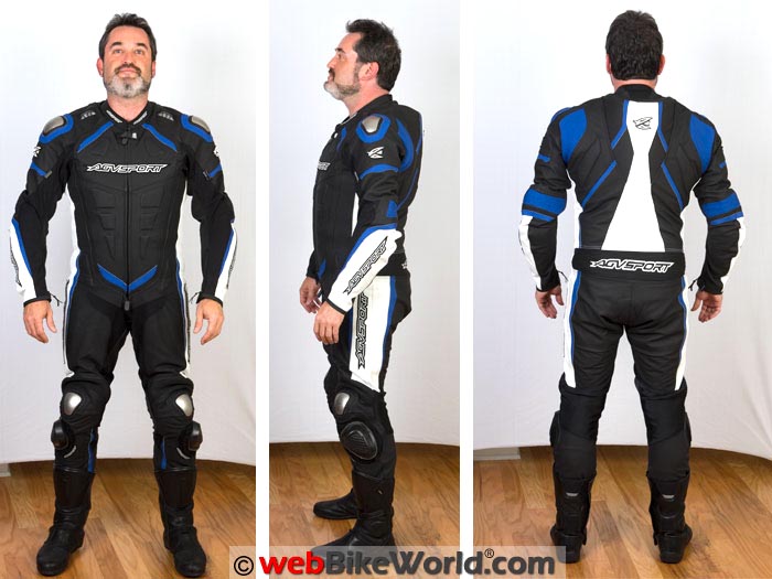 AGV Sport Podium Suit Front Side Rear