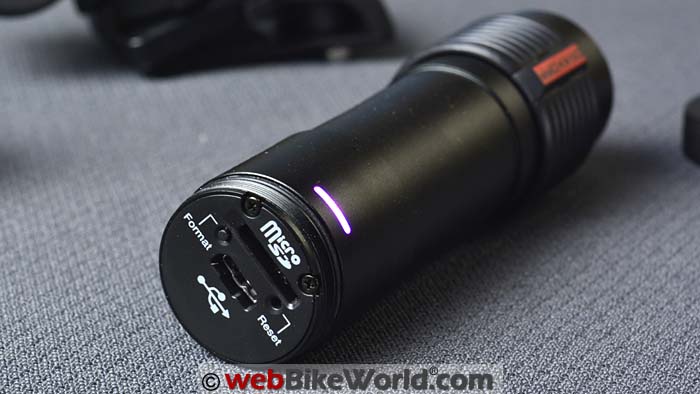 Sena Prism Tube USB Port