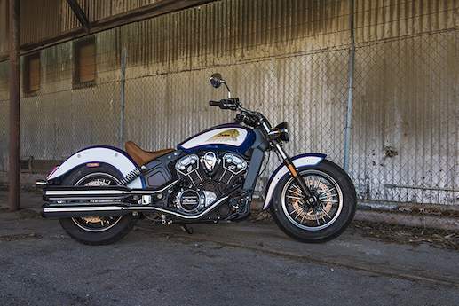 2017 Indian Scout in two-tone paint prize recovering