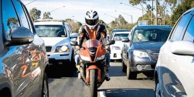 Austroads Better roads report lane filtering challenging