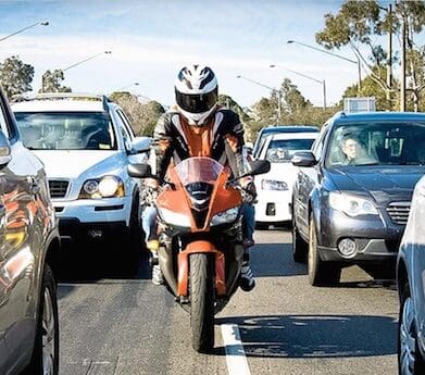 Austroads Better roads report lane filtering challenging