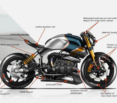 ER Motorcycles Grinder BMW R 100 R is hardly an ugly duckling