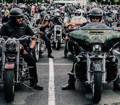 Harley-Davidson takeover lovers