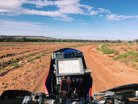 Trevor Wilson in the Simpson Desert