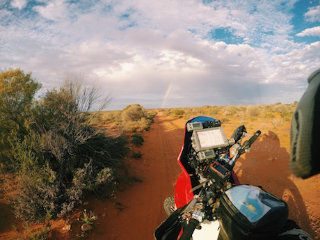 Trevor Wilson in the Simpson Desert - Ausyralia Day