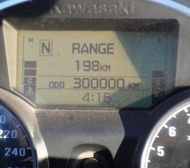 Odo reading mileage