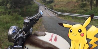 Pokemon could be anywhere - even on MBW's bike!