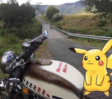 Pokemon could be anywhere - even on MBW's bike!