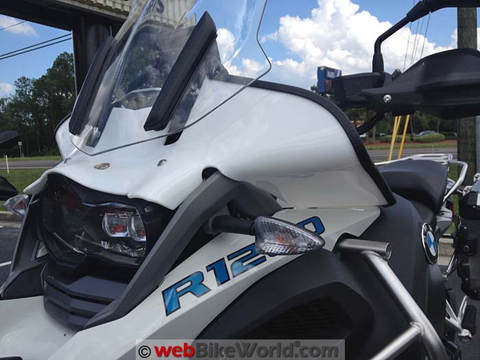 Bot Wing BMW GSA Version White Side View