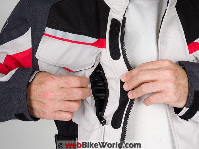 REV'IT! Outback 2 Jacket Chest Vent Open