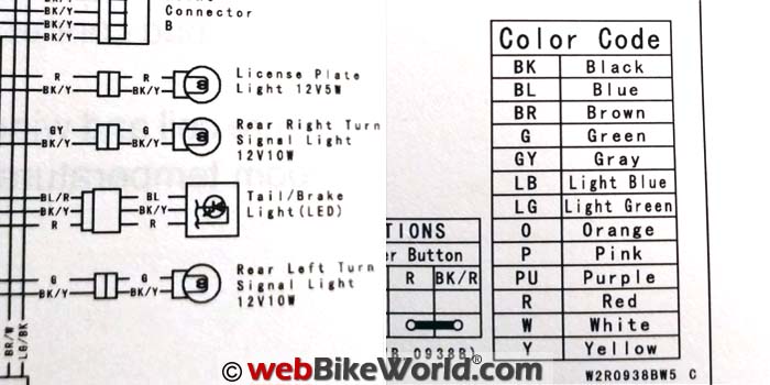 2015 Kawasaki Versys Rear Lighting Wiring Diagram