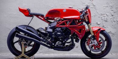 Deus Ex Machina Ago TT made from an MV Agusta Brutale 800 art