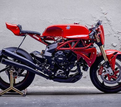 Deus Ex Machina Ago TT made from an MV Agusta Brutale 800 art