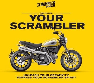 Ducati Scrambler configurator