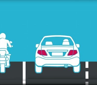 Edge filtering is allowed under Queendsland lane filtering rules shoulders