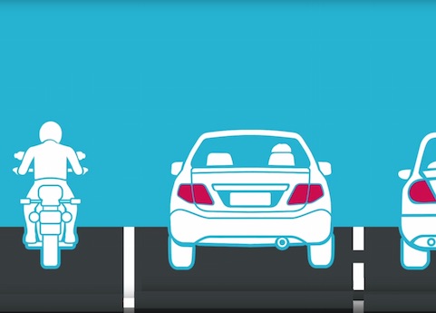 Edge filtering is allowed under Queendsland lane filtering rules shoulders