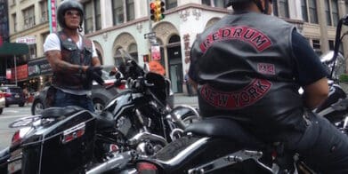 New York bikies Redrum motorcycle club revenue raising banned senate