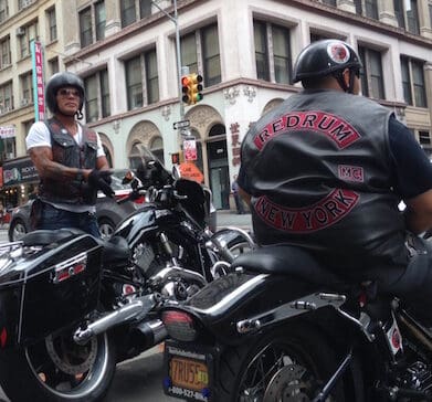 New York bikies Redrum motorcycle club revenue raising banned senate