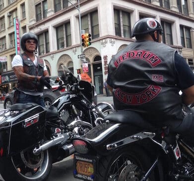 New York bikies Redrum motorcycle club revenue raising banned senate