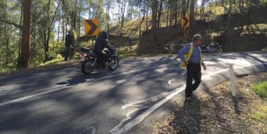 A Main Roads team of geotechnical experts will this week investigate "tar snake" repairs to cracks that riders have claimed caused several motorcycle crashes.
