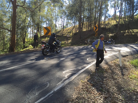 A Main Roads team of geotechnical experts will this week investigate "tar snake" repairs to cracks that riders have claimed caused several motorcycle crashes.