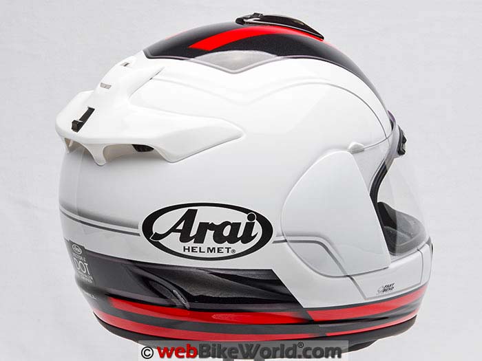 Arai Vector 2 Rear Quarter View