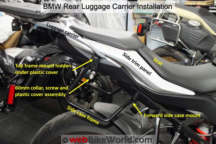 BMW Rear Luggage Carrier Installation