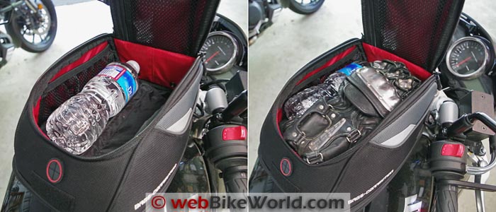 SW-Motech Bags-Connection EVO Daypack Tank Bag Size