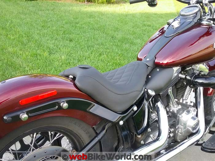 Mustang Seat on Harley-Davidson Softail Slim