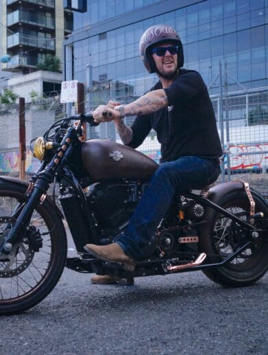 Copperhead Harley Street 500 Smoked custom Custom culture grows with commuting