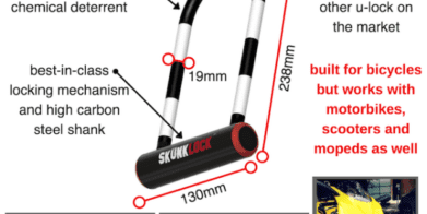 Bike lock makes thieves sick