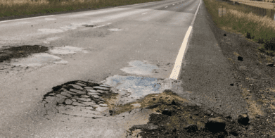 Potholes Victoria Melton conditions country poor road repair notes