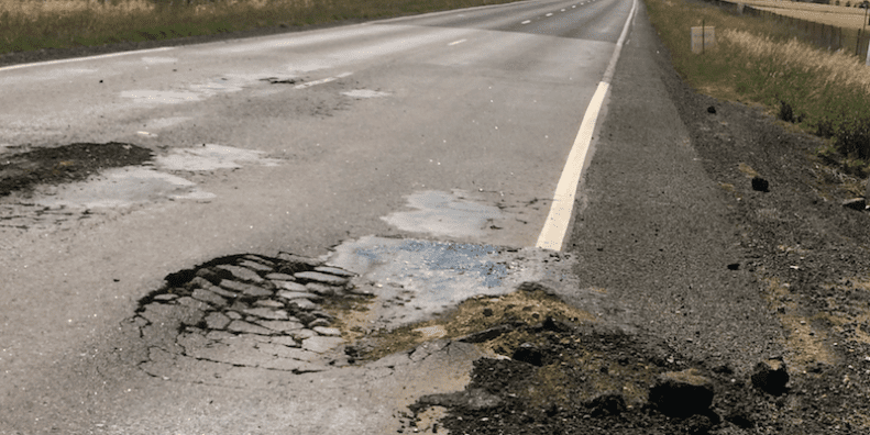 Potholes Victoria Melton conditions country poor road repair notes