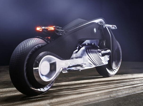BMW Motorrad Vision Next 100 unveil - electric scooter - own self-balancing