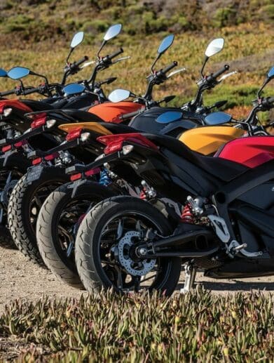 2017 Zero motorcycles have increased range 360km hit battle lightning strike