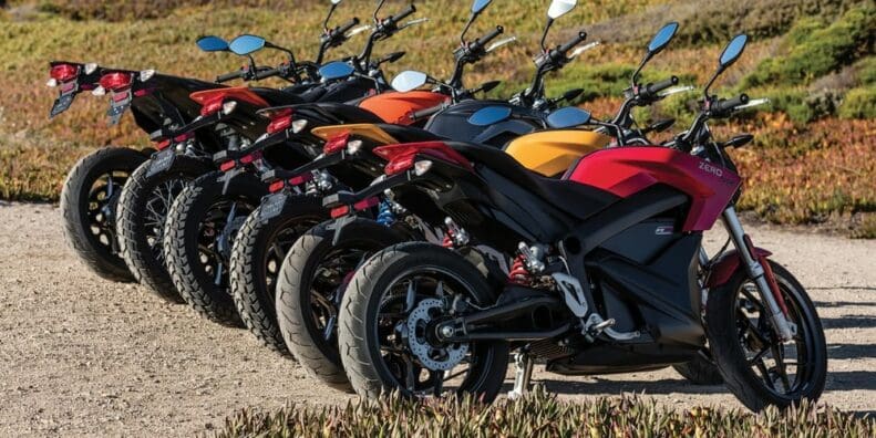 2017 Zero motorcycles have increased range 360km hit battle lightning strike