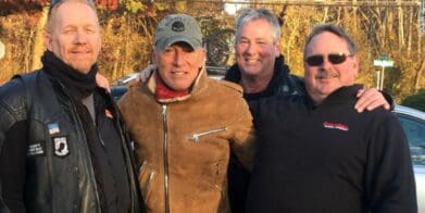 Bruce The Boss Sringsteen with Good Samaritan vets billy