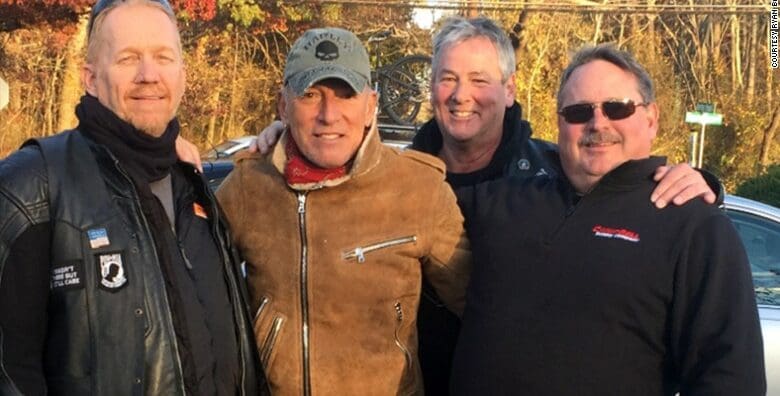 Bruce The Boss Sringsteen with Good Samaritan vets billy