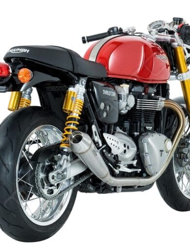 Homorous Thruxton R ad reaps reward